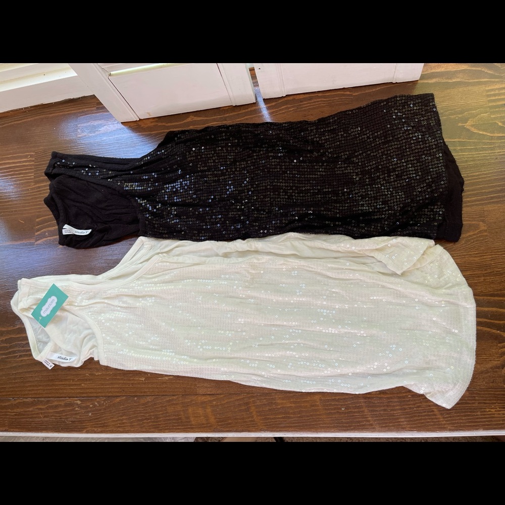 New Maurices Studio Y Sequence Tank Tops, set of 2